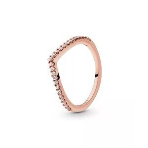 Cubic Zirconia Timeless Sparkling Wishbone Ring size - 6